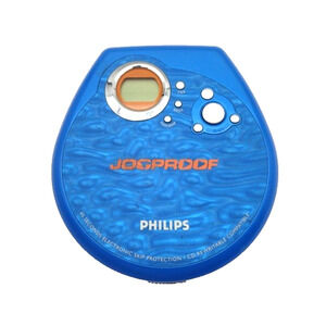 Philips Jogproof Portable CD Player AX3218/17 Tested & Working with headphones